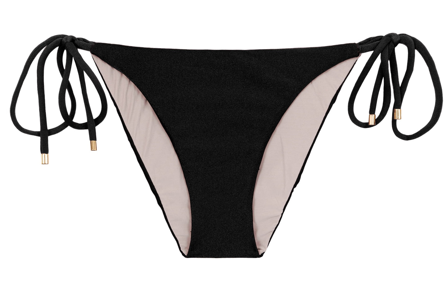 Product Front: Rio De Sol Bragas Bottom Shimmer-Black Ibiza-Comfy