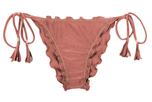 Product Front: Rio De Sol Bragas Bottom Shimmer-Copper Frufru