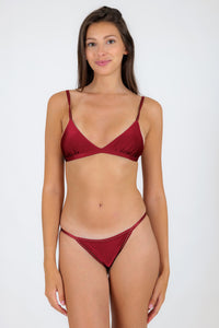Model Front: Rio De Sol Bragas Bottom Shimmer-Divino California