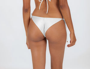 Image 06: Rio De Sol Bragas Bottom Shimmer-White Cheeky-Rope
