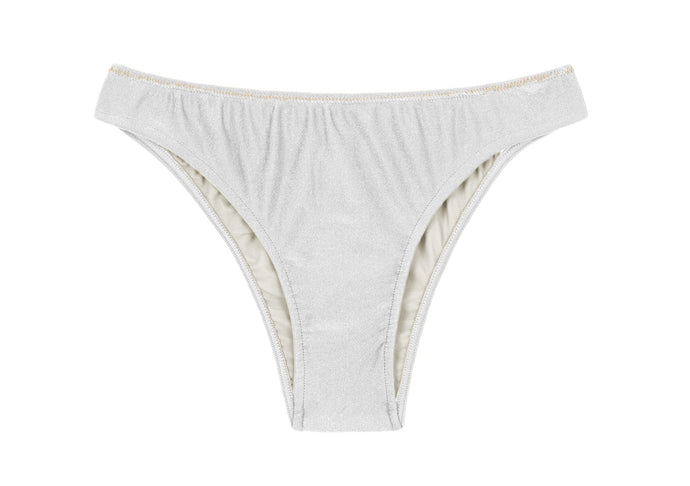 Product Front: Rio De Sol Bragas Bottom Shimmer-White Essential