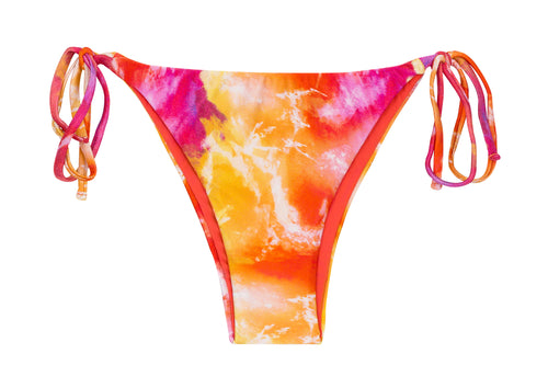 Product Front: Rio De Sol Bragas Bottom Tiedye-Red Ibiza