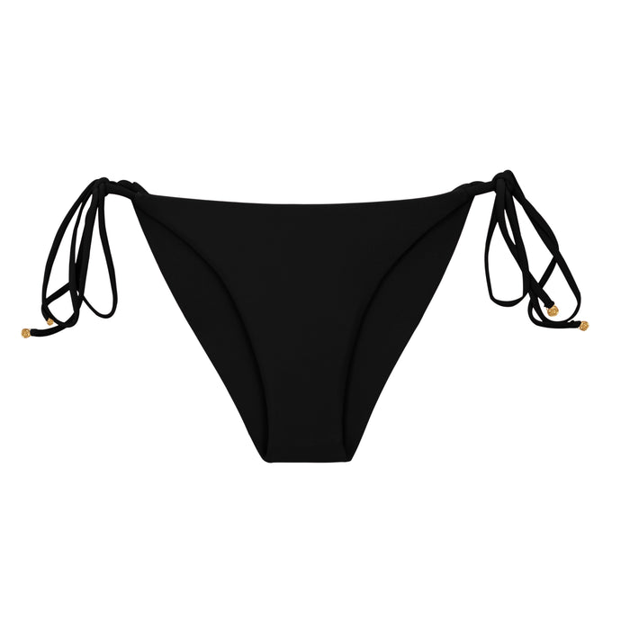 Product Front: Rio De Sol Bragas Bottom Touch-Black Cheeky-Tie