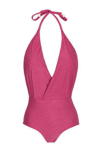 Product Front: Rio De Sol Una Pieza Cloque Lichia Transpassado