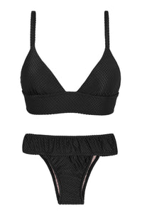 Product Front: Rio De Sol Conjunto Cloque Preto Tri Cos