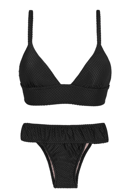 Product Front: Rio De Sol Conjunto Cloque Preto Tri Cos