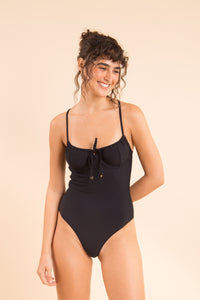 Image 08: Rio De Sol Una Pieza Dots-Black Julia