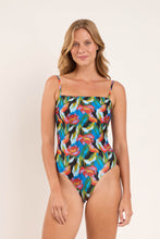 Cargar imagen en el visor de la galería, Model Front: Rio De Sol Una Pieza Flair Cleo
