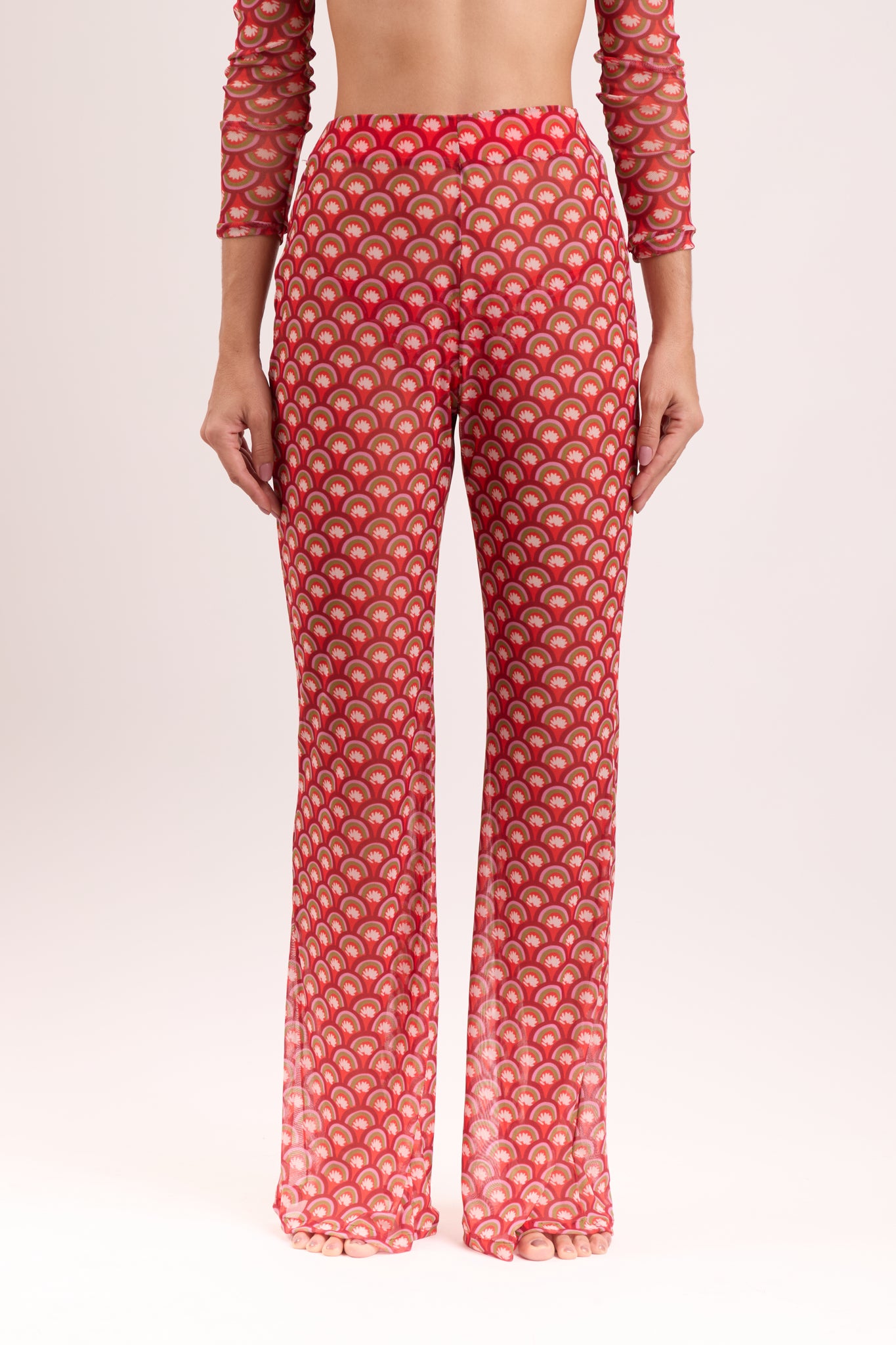 Gallery: Rio De Sol Pantalones De Playa Floral-Scales Pants Lana