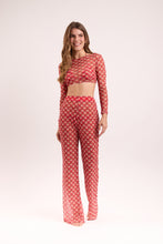 Cargar imagen en el visor de la galería, Model Front: Rio De Sol Pantalones De Playa Floral-Scales Pants Lana

