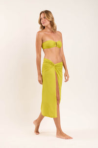 Image 02: Rio De Sol Falda De Playa Fluity-Abacateiro Long Skirt Knot
