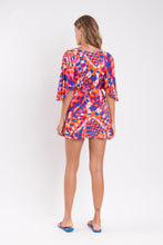 Cargar imagen en el visor de la galería, Model Back: Rio De Sol Mini Dress Funny Mini Dress
