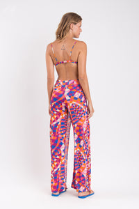 Model Back: Rio De Sol Pantalones De Playa Funny Wide Pants