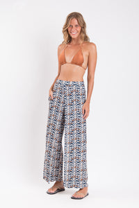 Image 04: Rio De Sol Pantalones De Playa Ikat Wide Pants