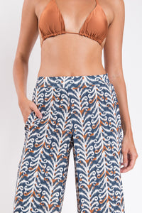 Image 07: Rio De Sol Pantalones De Playa Ikat Wide Pants