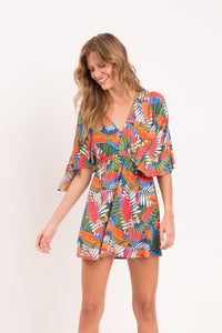 Image 08: Rio De Sol Vestido De Playa Jungle Mini Dress