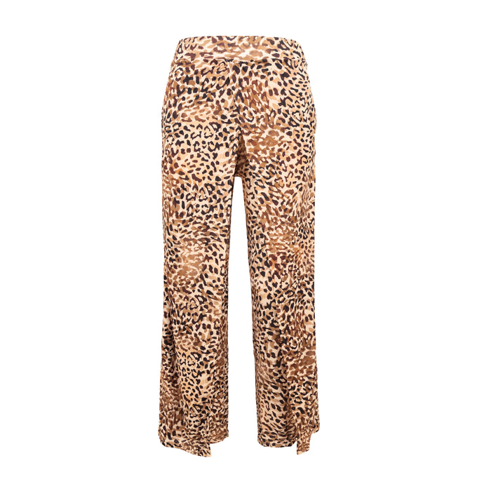 Product Front: Rio De Sol Pantalones De Playa Leopard Wide Pants