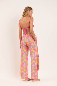 Model Back: Rio De Sol Pantalones De Playa Lyla Pants Knot