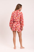 Cargar imagen en el visor de la galería, Model Back: Rio De Sol Caftán / Cubrir Mirage Kimono
