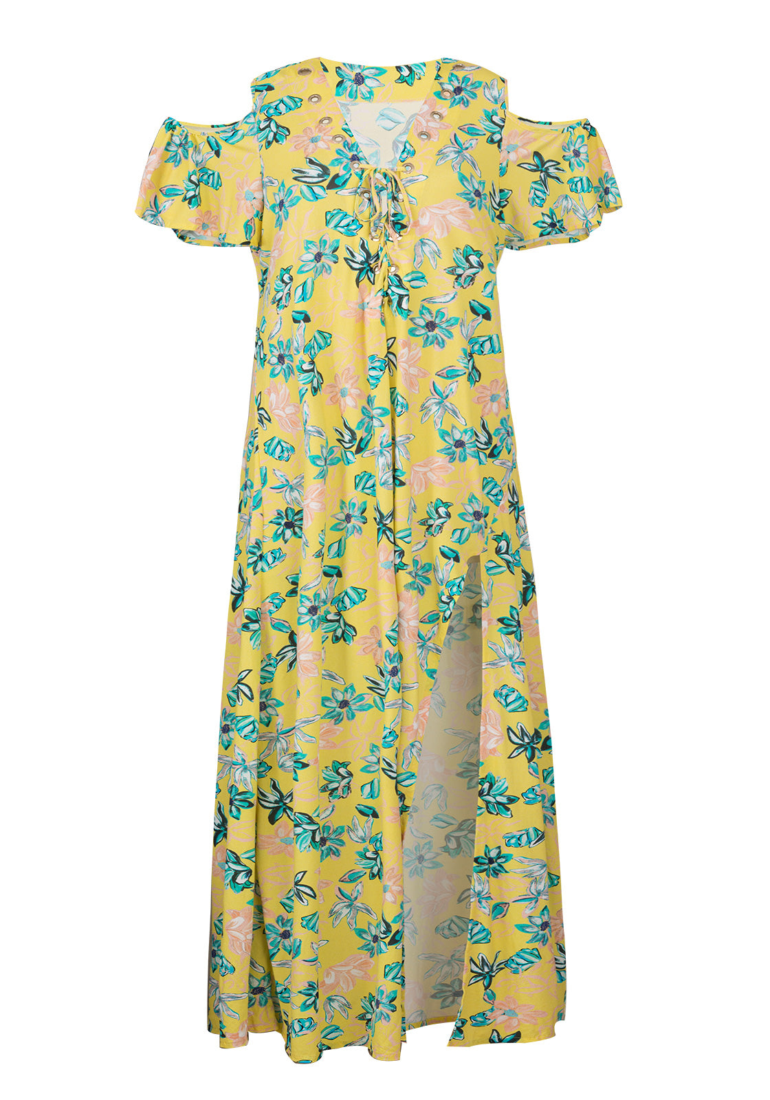 Product Front: Rio De Sol Vestido De Playa Saida Long Florescer