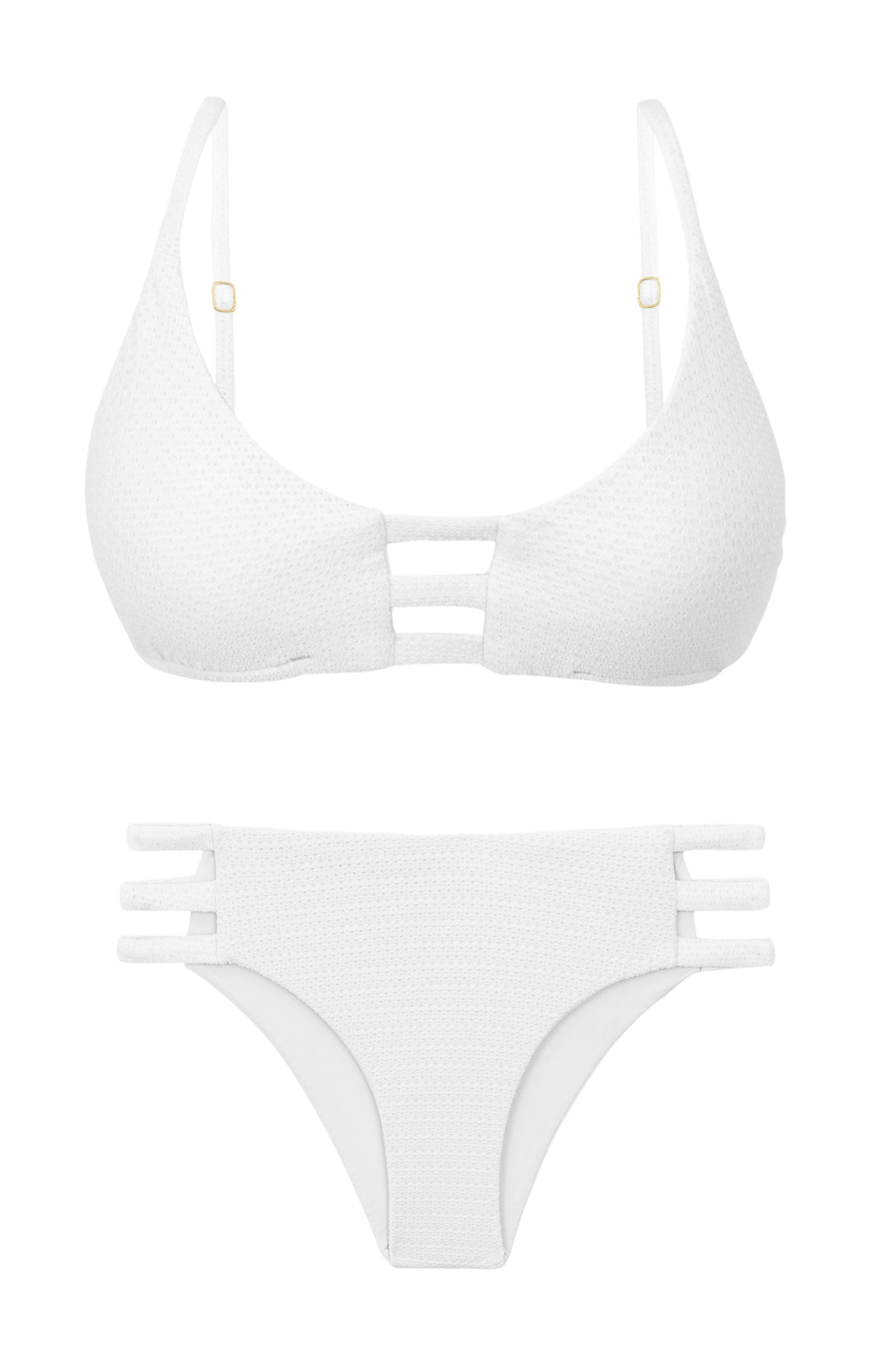 Product Front: Rio De Sol Conjunto Set Bora-White Bra-Trio Madrid-Trio