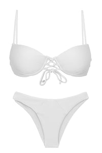 Product Front: Rio De Sol Conjunto Set Cotele-Branco Balconet-Pushup Lisboa