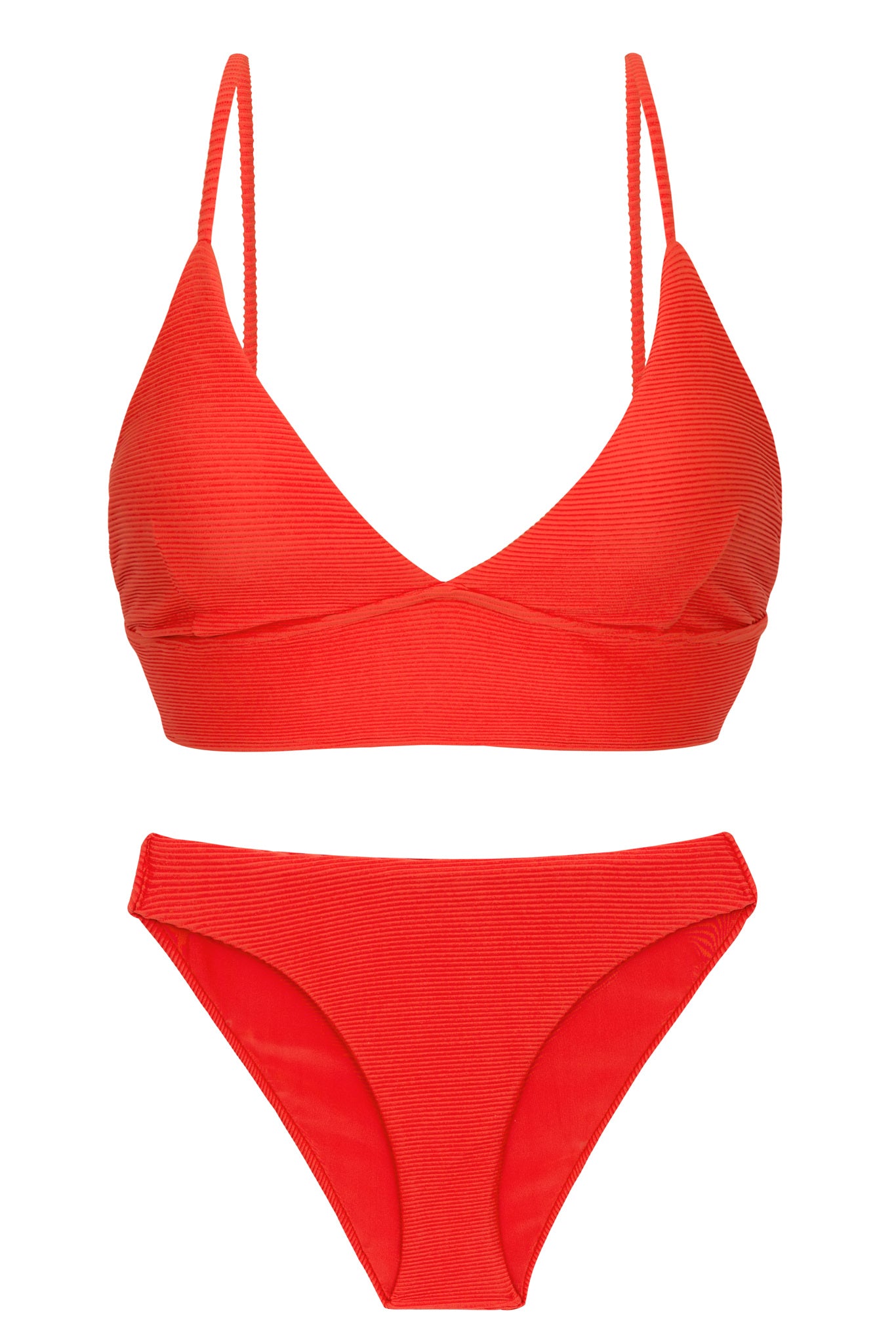 Product Front: Rio De Sol Conjunto Set Cotele-Tomate Tri-Tank Comfy