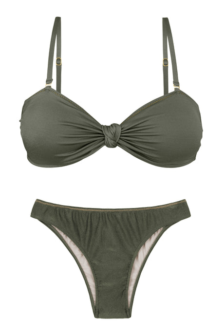 Product Front: Rio De Sol Conjunto Set Croco Bandeau-Joy Essential