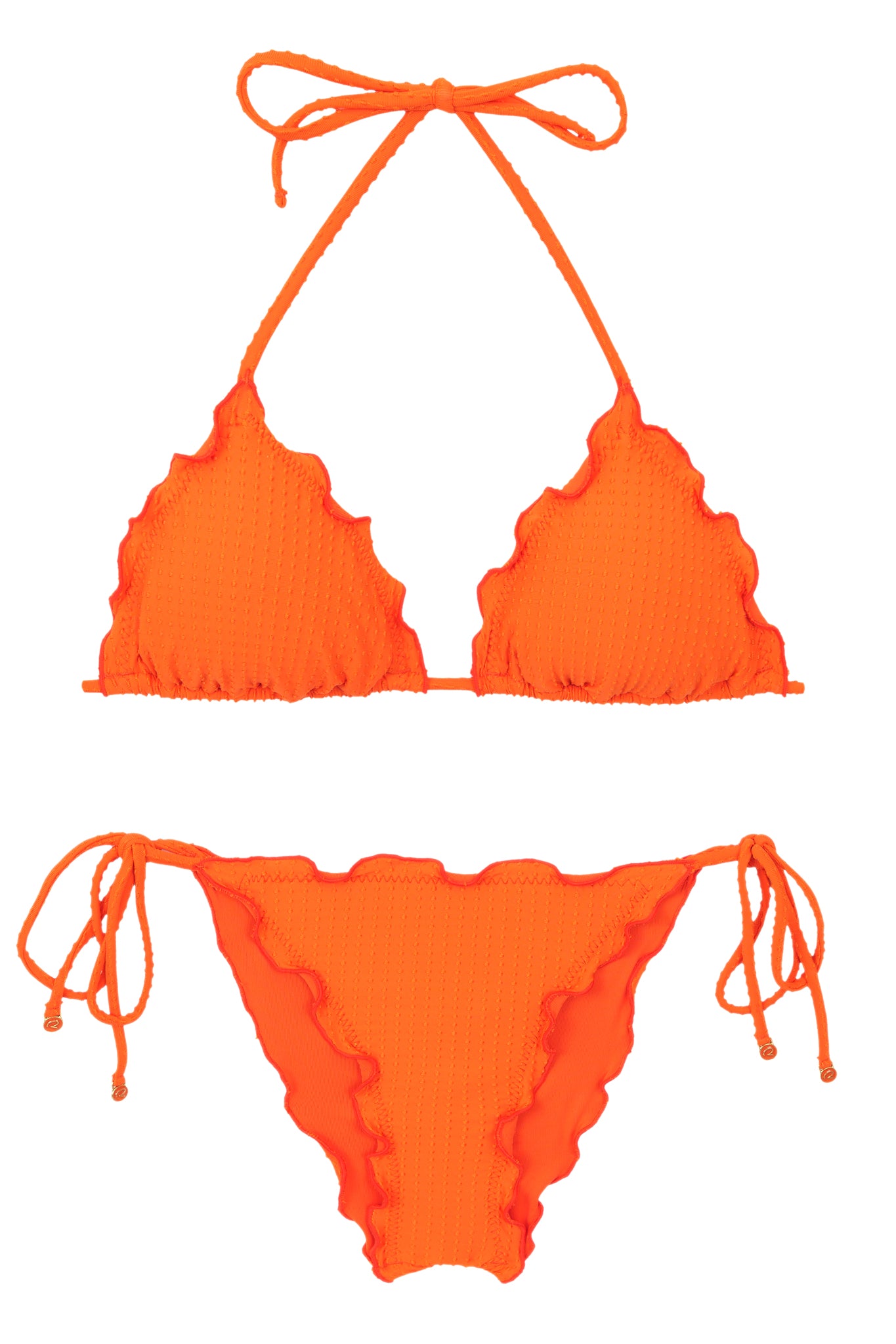 Product Front: Rio De Sol Conjunto Set Dots-Orange Frufru