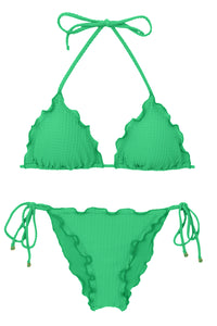 Product Front: Rio De Sol Conjunto Set Dots-Tambourine Frufru