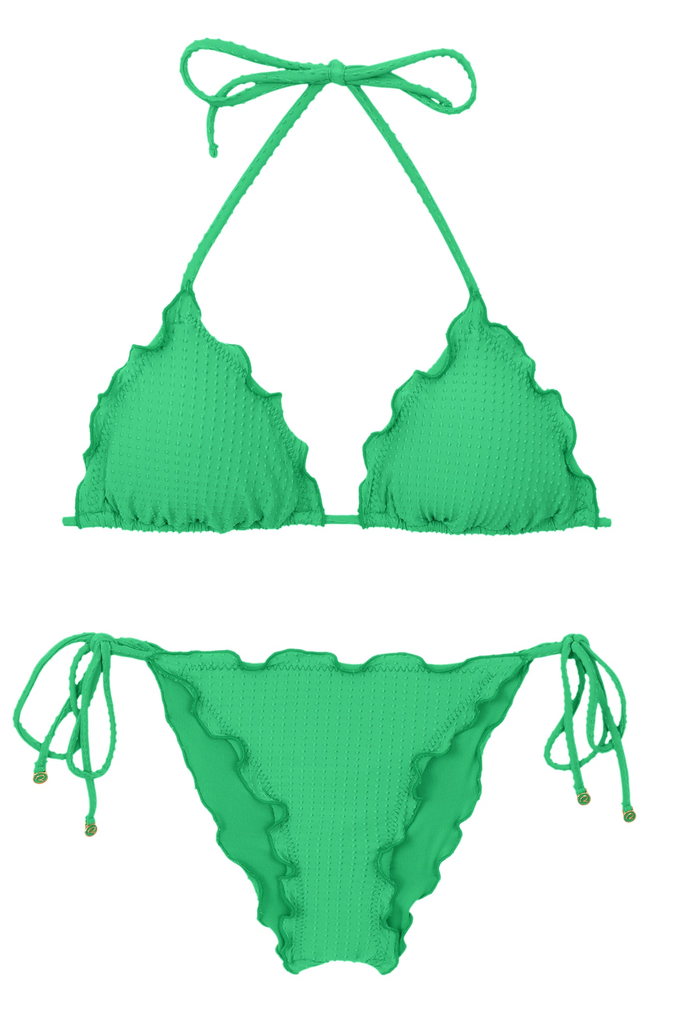 Product Front: Rio De Sol Conjunto Set Dots-Tambourine Frufru