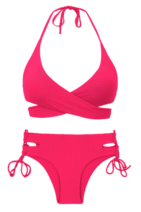 Product Front: Rio De Sol Conjunto Set Dots-Virtual-Pink Kate Madrid