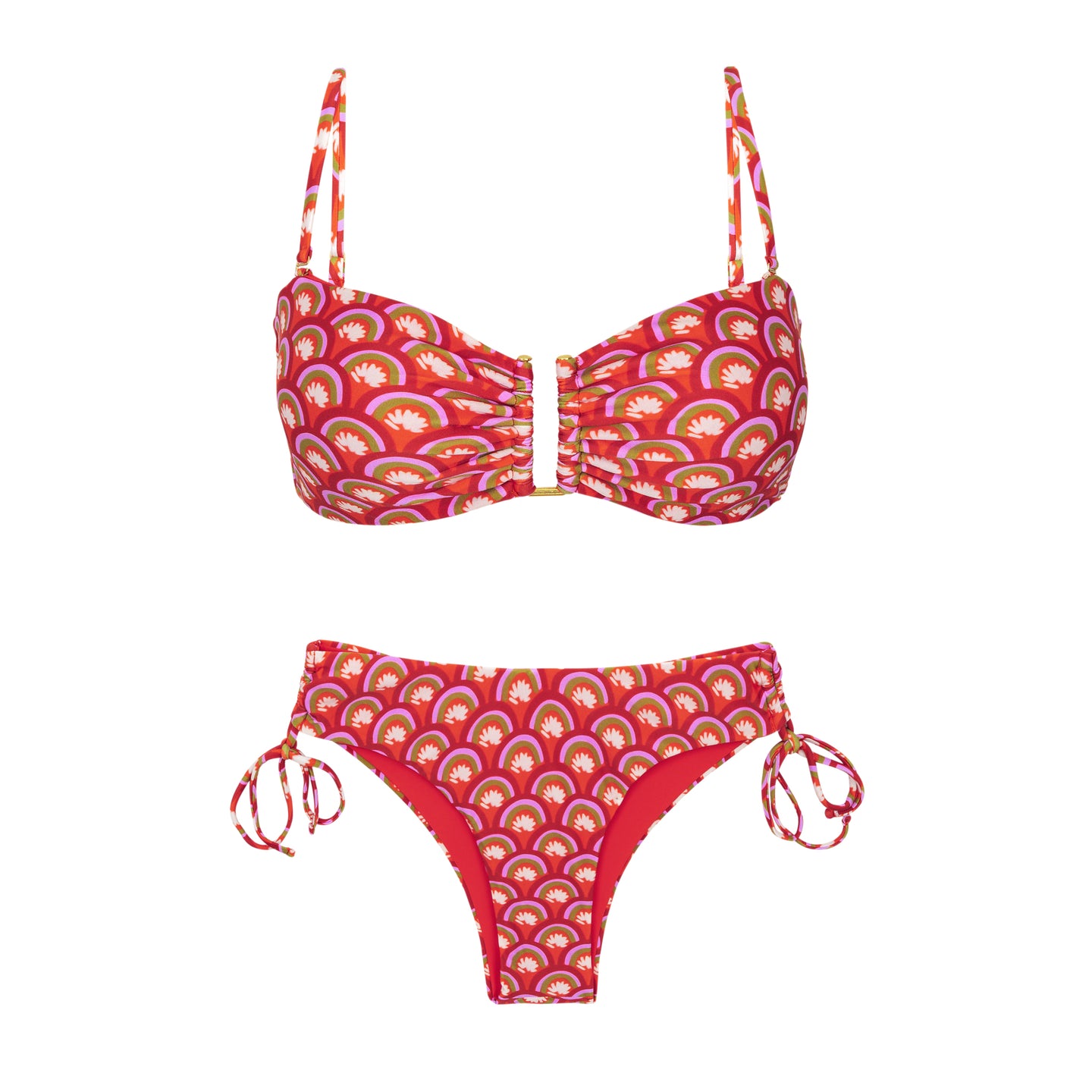 Product Front: Rio De Sol Conjunto Set Floral-Scales Sara Lola