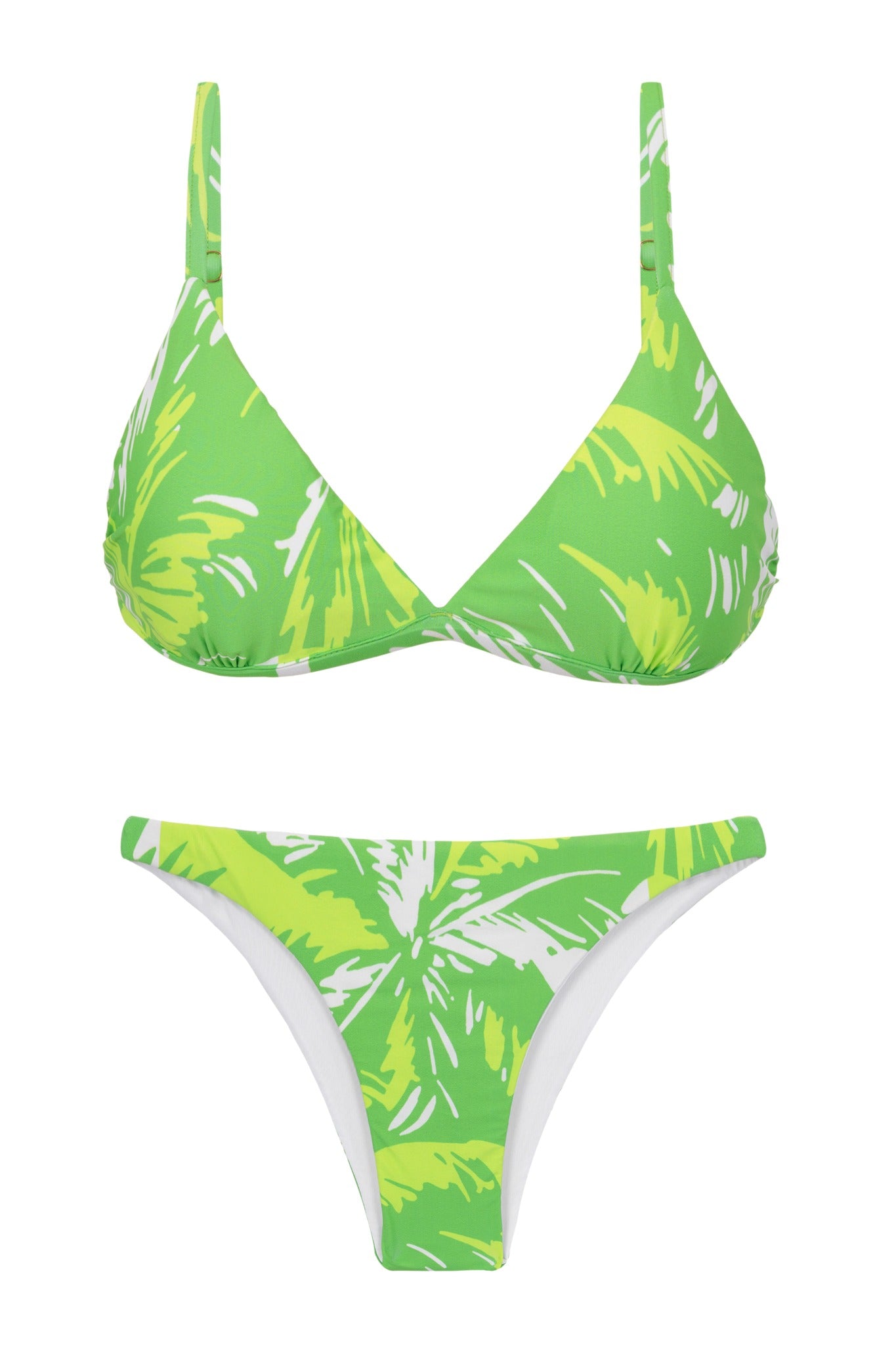 Product Front: Rio De Sol Conjunto Set Green-Palms Tri-Fixo Leblon