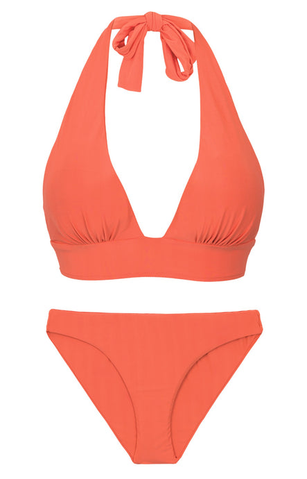 Product Front: Rio De Sol Conjunto Set Light-Peach Halter-Cos Essential-Comfy