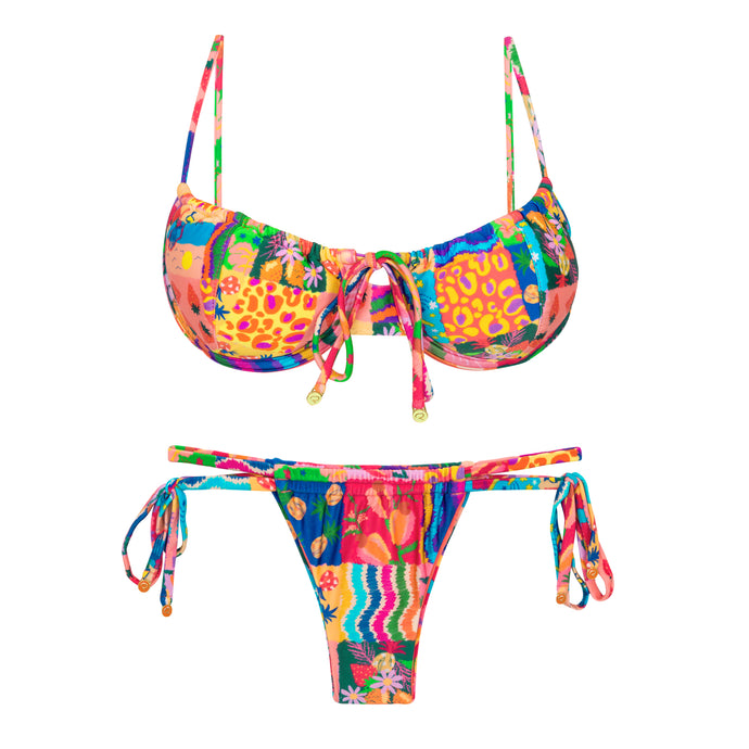 Product Front: Rio De Sol Conjunto Set Love-Trip Balconet-Tie Pipa