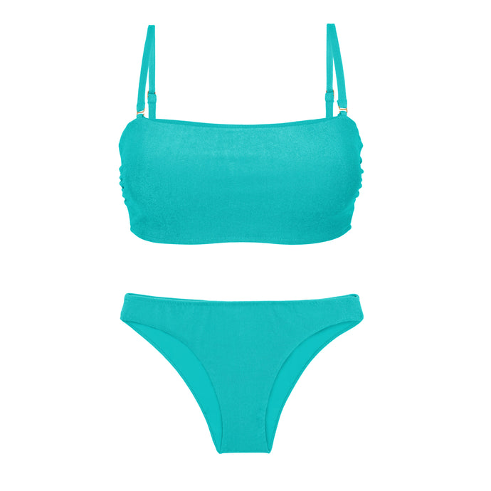 Product Front: Rio De Sol Conjunto Set Malibu-Atol Bandeau-Reto Essential