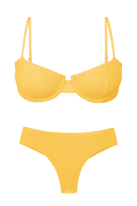 Product Front: Rio De Sol Conjunto Set Malibu-Yellow Balconet Ciao