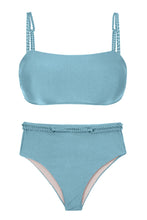 Cargar imagen en el visor de la galería, Product Front: Rio De Sol Conjunto Set Mirante Bandeau-Reto Hotpants
