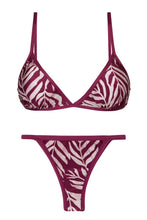 Cargar imagen en el visor de la galería, Product Front: Rio De Sol Conjunto Set Palms-Vine Tri-Fixo California
