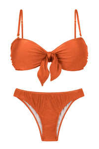 Product Front: Rio De Sol Conjunto Set Paprica Bandeau-No Essential