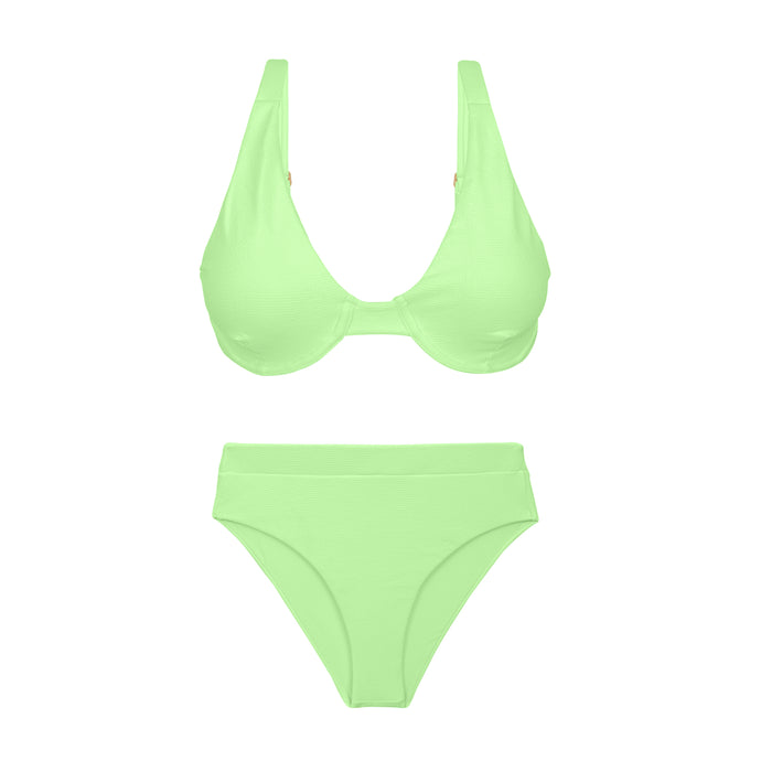 Product Front: Rio De Sol Conjunto Set Sand-Menta Chantal Kora