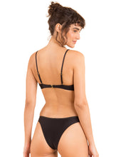Cargar imagen en el visor de la galería, Image 07: Rio De Sol Conjunto Set Shimmer-Black Bandeau-Joy Essential
