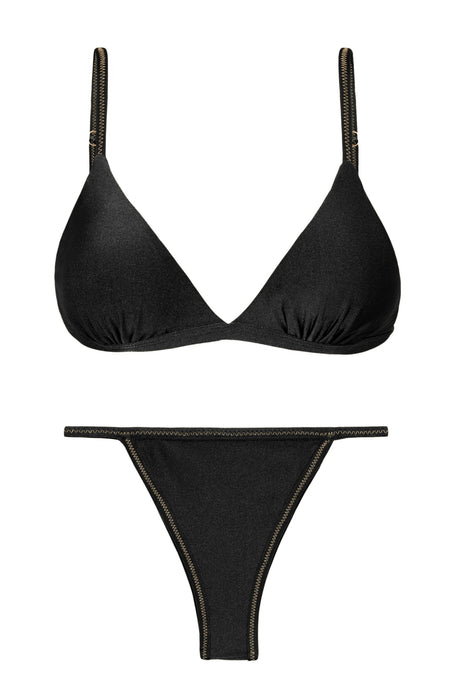 Product Front: Rio De Sol Conjunto Set Shimmer-Black Tri-Fixo California