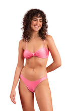 Cargar imagen en el visor de la galería, Model Front: Rio De Sol Conjunto Set Shimmer-Confetti Bandeau-Joy Essential
