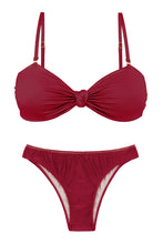 Cargar imagen en el visor de la galería, Product Front: Rio De Sol Conjunto Set Shimmer-Divino Bandeau-Joy Essential
