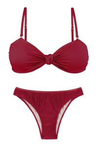 Product Front: Rio De Sol Conjunto Set Shimmer-Divino Bandeau-Joy Essential