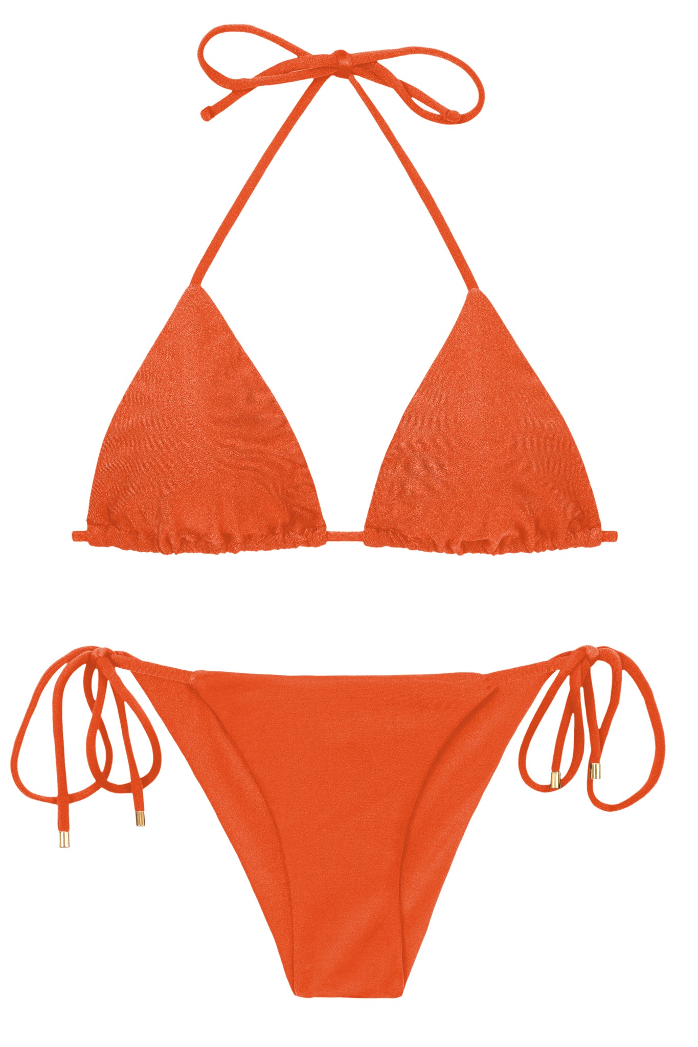 Product Front: Rio De Sol Conjunto Set Shimmer-Paprica Tri-Inv Cheeky-Tie
