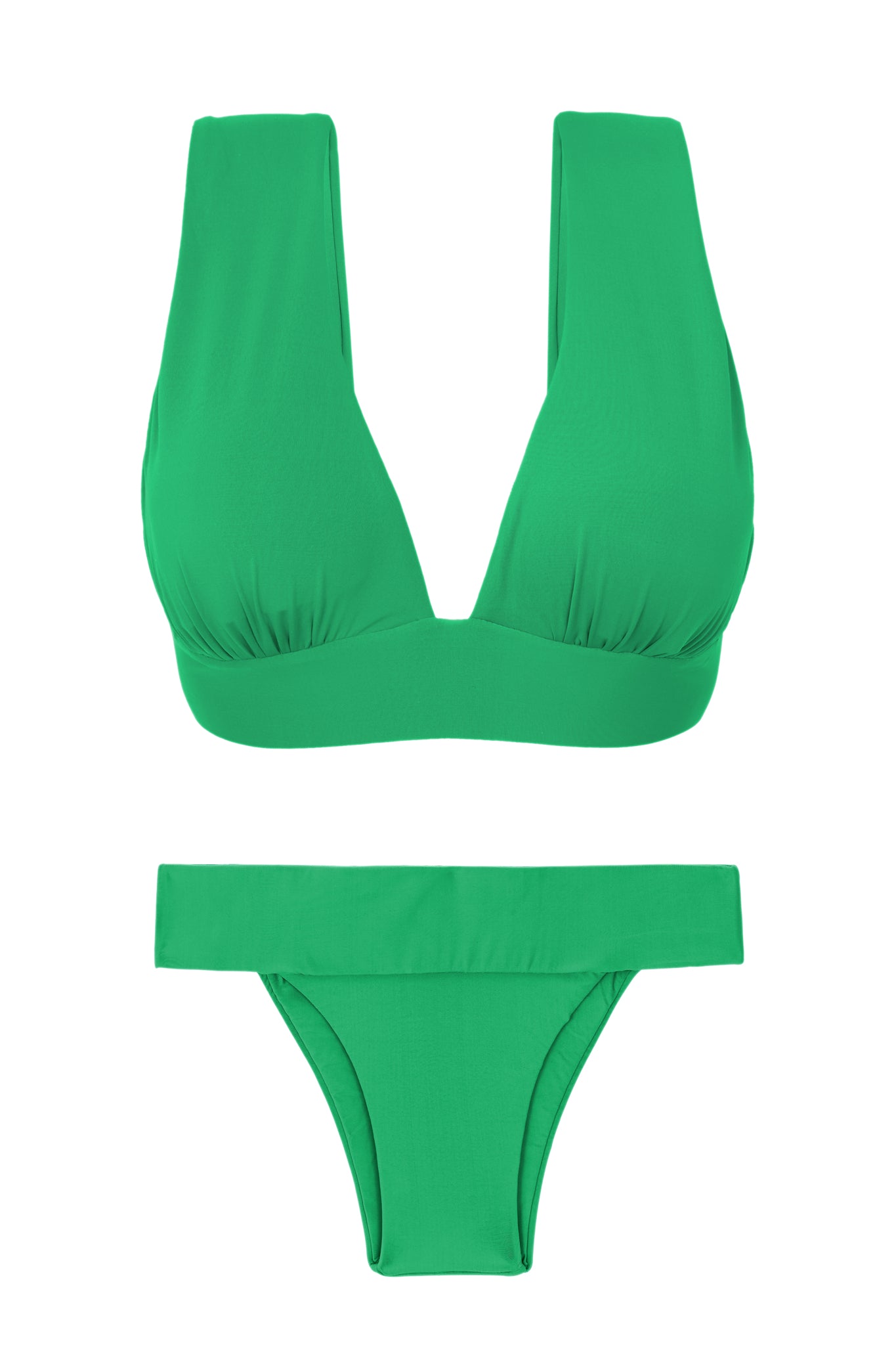 Product Front: Rio De Sol Conjunto Set Tambourine Halter-Marina Essential-Cos