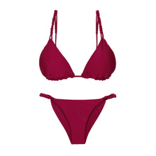 Cargar imagen en el visor de la galería, Product Front: Rio De Sol Conjunto Set Touch-Carmim Selena

